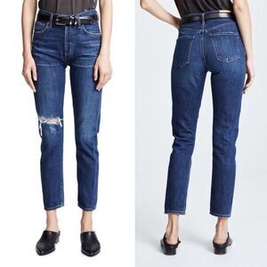 Citizens Of Humanity Liya‎ Crop 26 High Rise Classic Fit Lowe